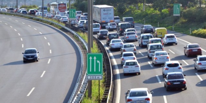 Tatilciler dönüş yolunda