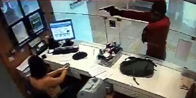 Kayseri'de banka ubesinde silahl soygun