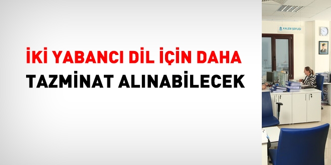 2 dil için daha yabancı dil tazminatı alınabilecek