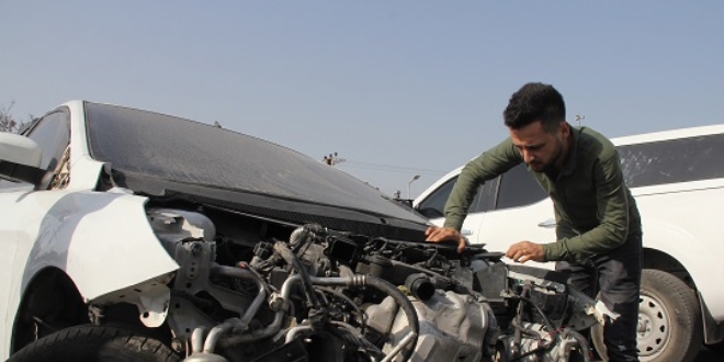 Çalınan otomobilinin bulunduğuna sevinemedi