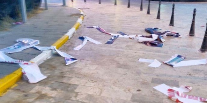 Başbakan Yıldırım'ın afişlerini yırtanlara 3 ay hapis