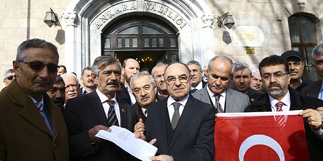 Ankaralı muhtarlardan gönüllü askerlik başvurusu