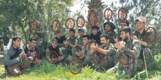 Teröristin çantasından çıkan fotoğraf