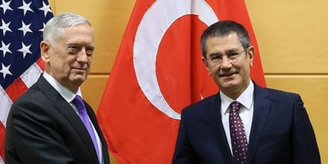 Canikli ile ABD'li mevkidaşı Mattis ile görüştü