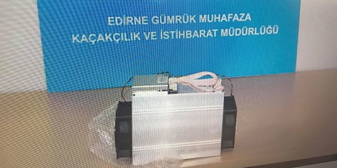 Kapıkule'de 'Bitcoin' operasyonu