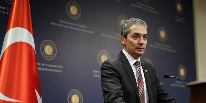 Dışişleri Bakanlığı Sözcüsü Aksoy'dan Yunan Bakan'a sert cevap