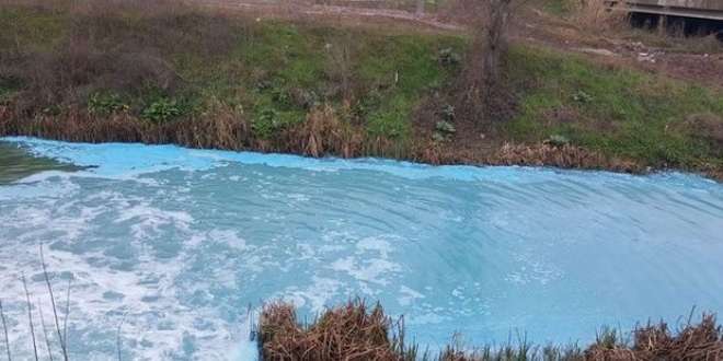 Kocaeli'de dereye kimyasal atık döküldüğü iddiası