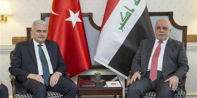 Başbakan Yıldırım, Irak Başbakanı İbadi ile görüştü