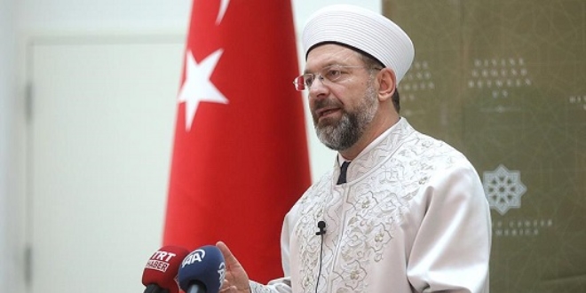 Erbaş: Bugün önemli sorunlardan birisi İslam'ın istismar edilmesi