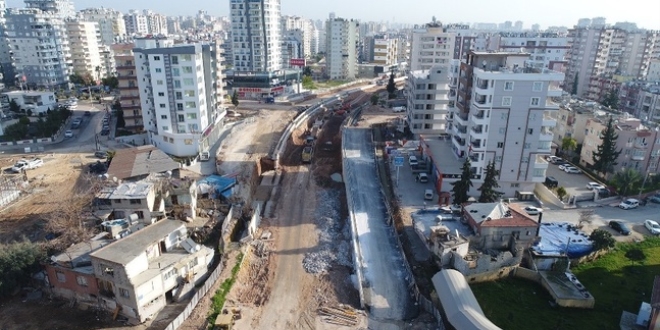 Egemenlik Kavşağı'nın yüzde 60'ı tamamlandı