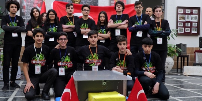 Liseli genler 'defans' robotu ile Trkiye'yi in'de temsil edecek