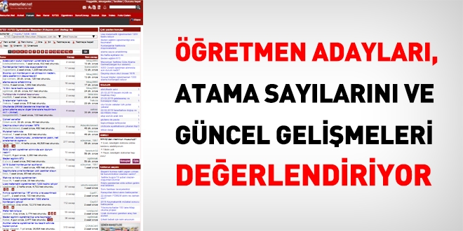 retmen adaylar, atama saylarn deerlendiriyor