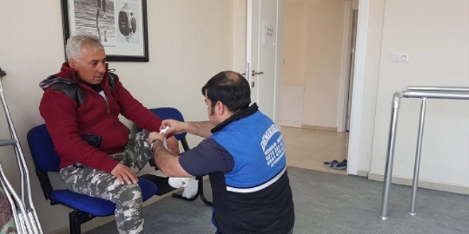 Güneydoğu gazisi 22 yıl sonra protezle yürüyecek