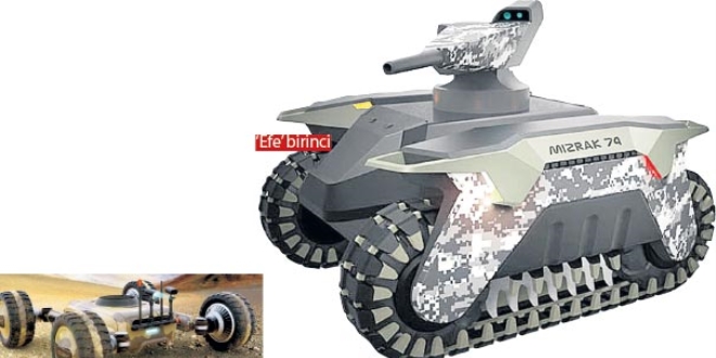 'İnsansız tank' için ilk adım atıldı