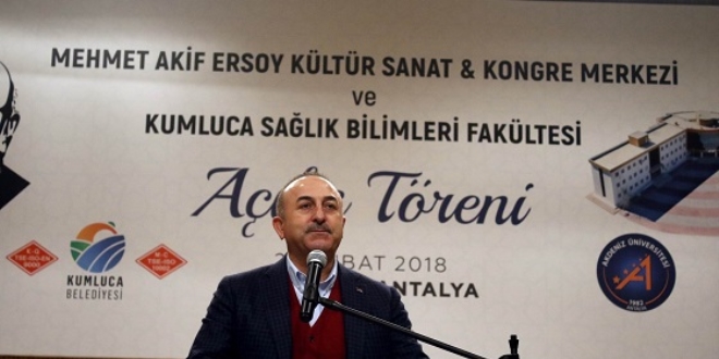 Çavuşoğlu: Türkiye Avrupa'nın sigortasıdır