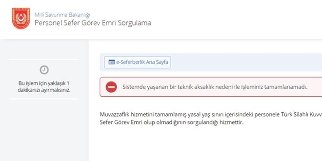 Erdoğan, sefer görev emri olanlar hazır olsun dedi, e-Devlet çöktü
