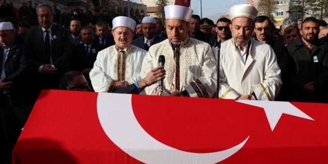 Afrin şehidi Ünlü, son yolculuğuna uğurlandı