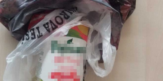Meyve suyu kutusundan uyuşturucu çıktı