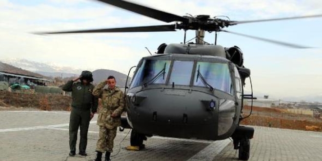 'Asker olup helikoptere binme' hayali gerçek oldu