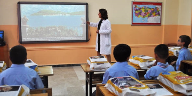 'Akıllı tahta içerisinde etkileşimli içerik yok'