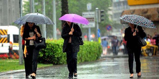 Meteorolojiden kuvvetli saanak uyars