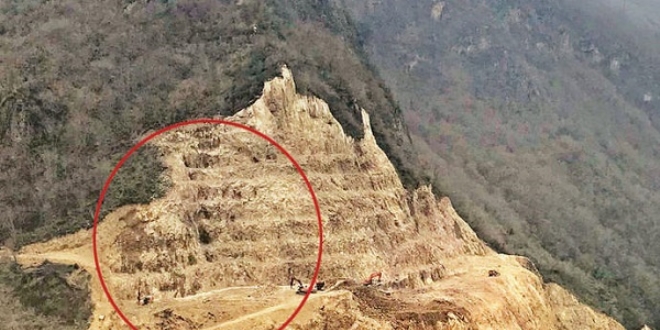 Taşocağı tarihi yuttu... Mahkemeye geçmiş olsun