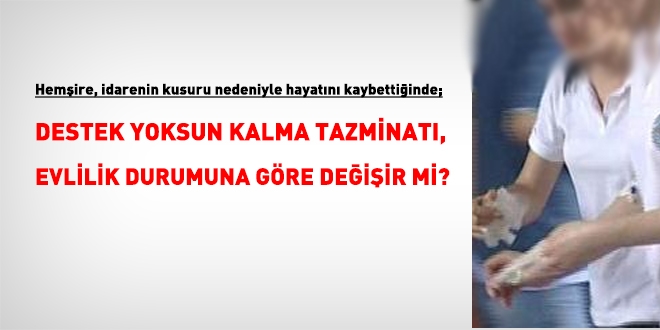 Destekten yoksun kalma tazminatı ve yeniden evlenme durumu