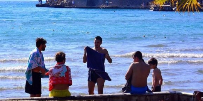 Muğla'da mart ayında deniz keyfi