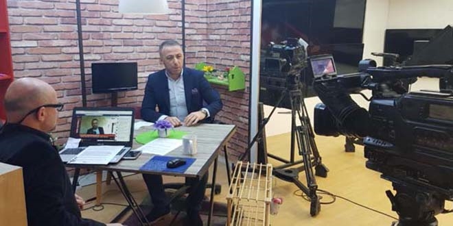 Uydudan yayın yapan yerel televizyonun binası mühürlendi