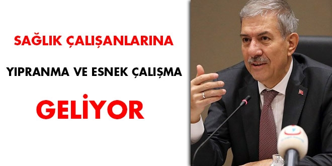 Sağlık çalışanlarına yıpranma ve esnek çalışma geliyor