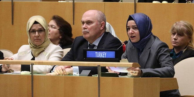Bakan Kaya, BM Genel Kurulunda konuşma yaptı