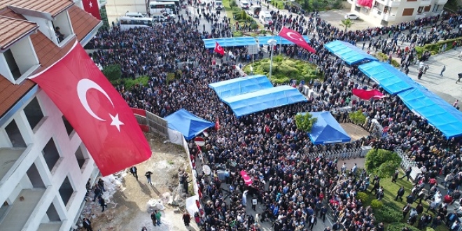 Şehit Uzman Çavuş Uysal, son yolculuğuna uğurlandı