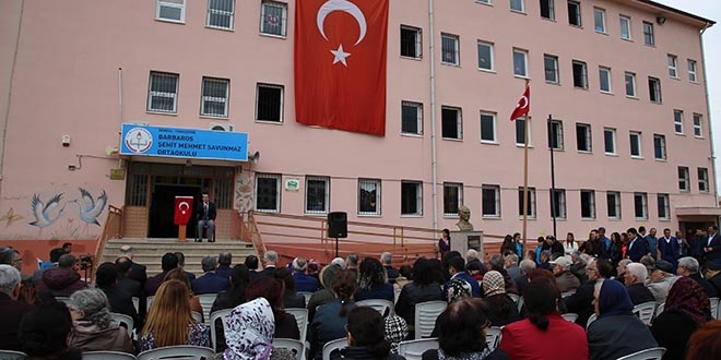 Şehit Mehmet Savunmaz'ın ismi okulda yaşatılacak