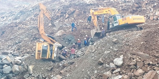 Samsun'da taş ocağında göçük: 1 ölü