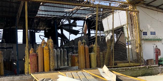 Başkent'te gaz dolumu yapılan fabrikada korkutan patlama: 1 yaralı
