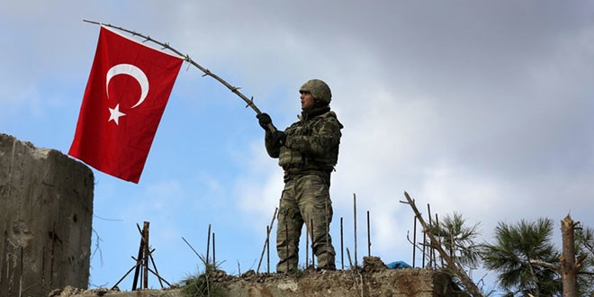 TSK birlikleri Afrin'in kuzeyinde buluştu