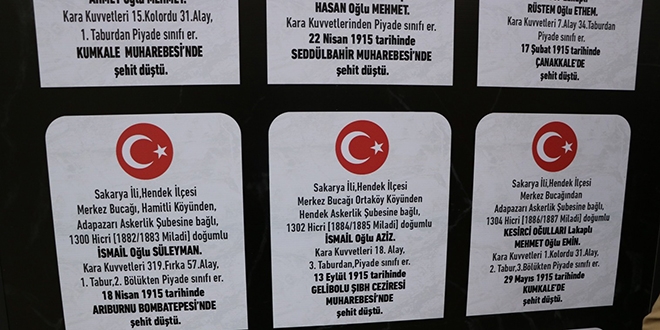 526 askerin knyesi 'anakkale ant sergisi'ne yazld