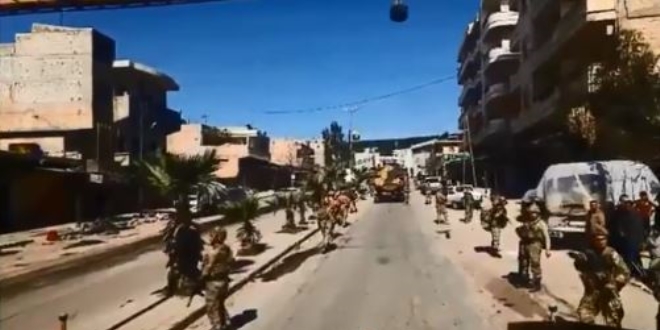 TSK, Afrin şehir merkezinden görüntü paylaştı