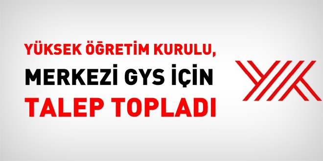 YÖK, merkezi görevde yükselme sınavı için talep topladı