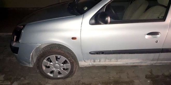 Çorum'da 19 aracın lastikleri kesildi