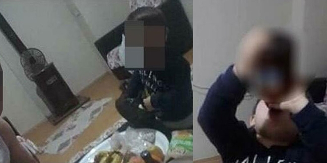 3 yaşındaki oğullarına alkollü içki içirdiler