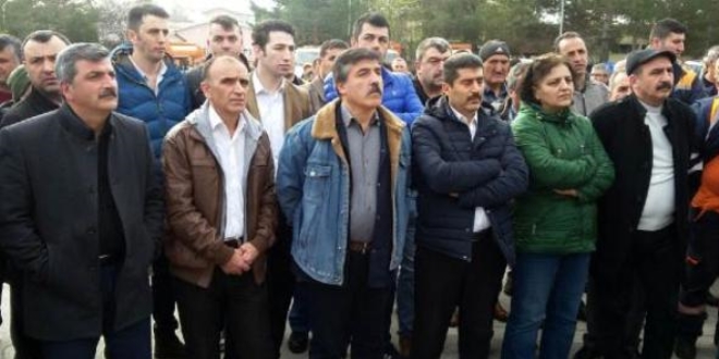 Karayolları işçilerinden kadro eylemi