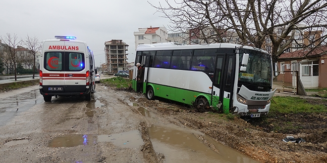 Halk otobüsü şoförünün uyuşturucu kullandığı iddiası