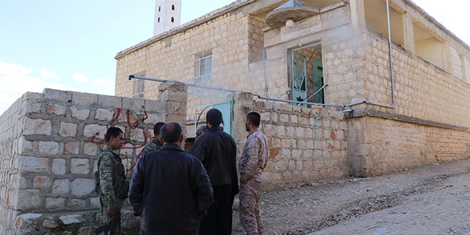 Afrin'de camiyi terr karargahna evirmiler