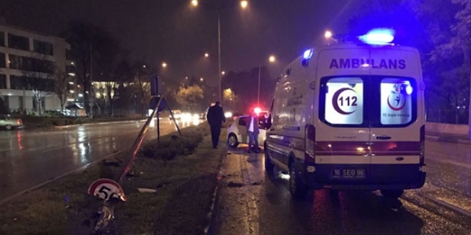 Bursa'da kaza: 3 yaralı