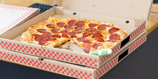İtalya'nın pizza kutuları Türkiye'den