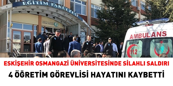 Üniversitede silahlı saldırı... 4 öğretim üyesi öldü