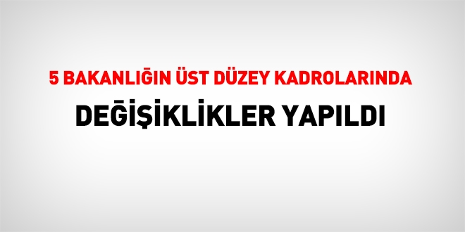 6 Nisan tarihli atama kararları Resmi Gazete'de yayımlandı