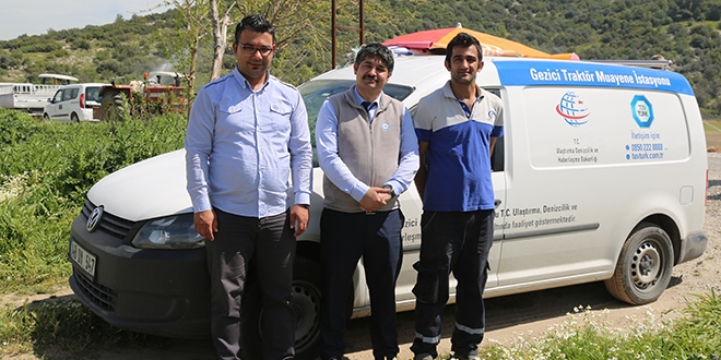 Muayene istasyonu çiftçinin ayağına geldi