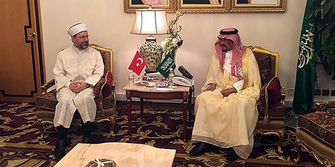 Başkan Erbaş, Hac ve Umre Bakanını ziyaret etti